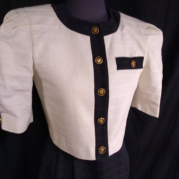 David Warren Black and White Dress Suit - Picture 2 of 6